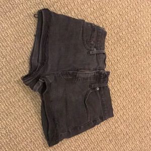 black madewell jean shorts